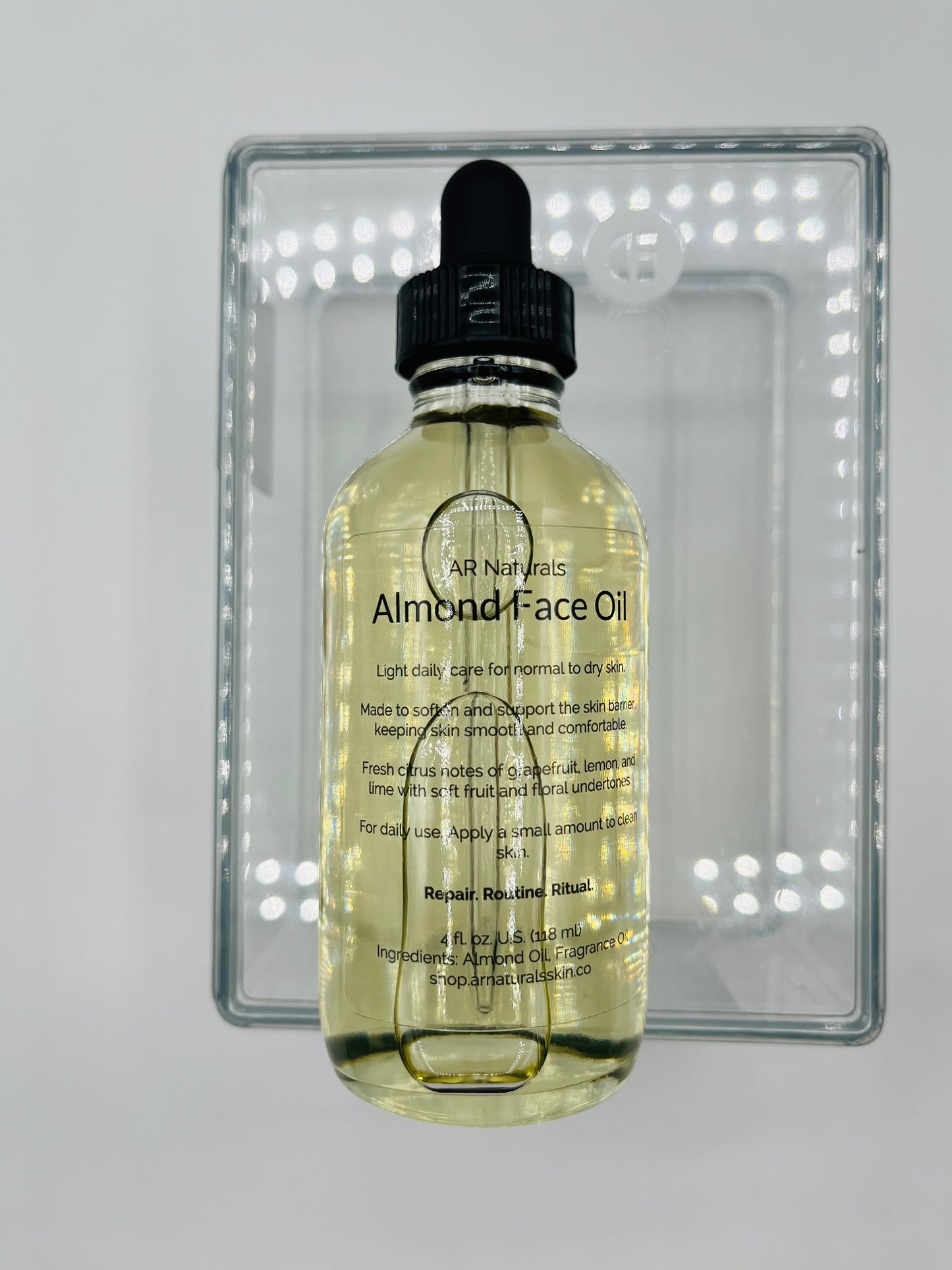Almond Face Oil, Sensitive Skin, Lightweight Moisturizer, Barrier-Supportive, Non-Greasy